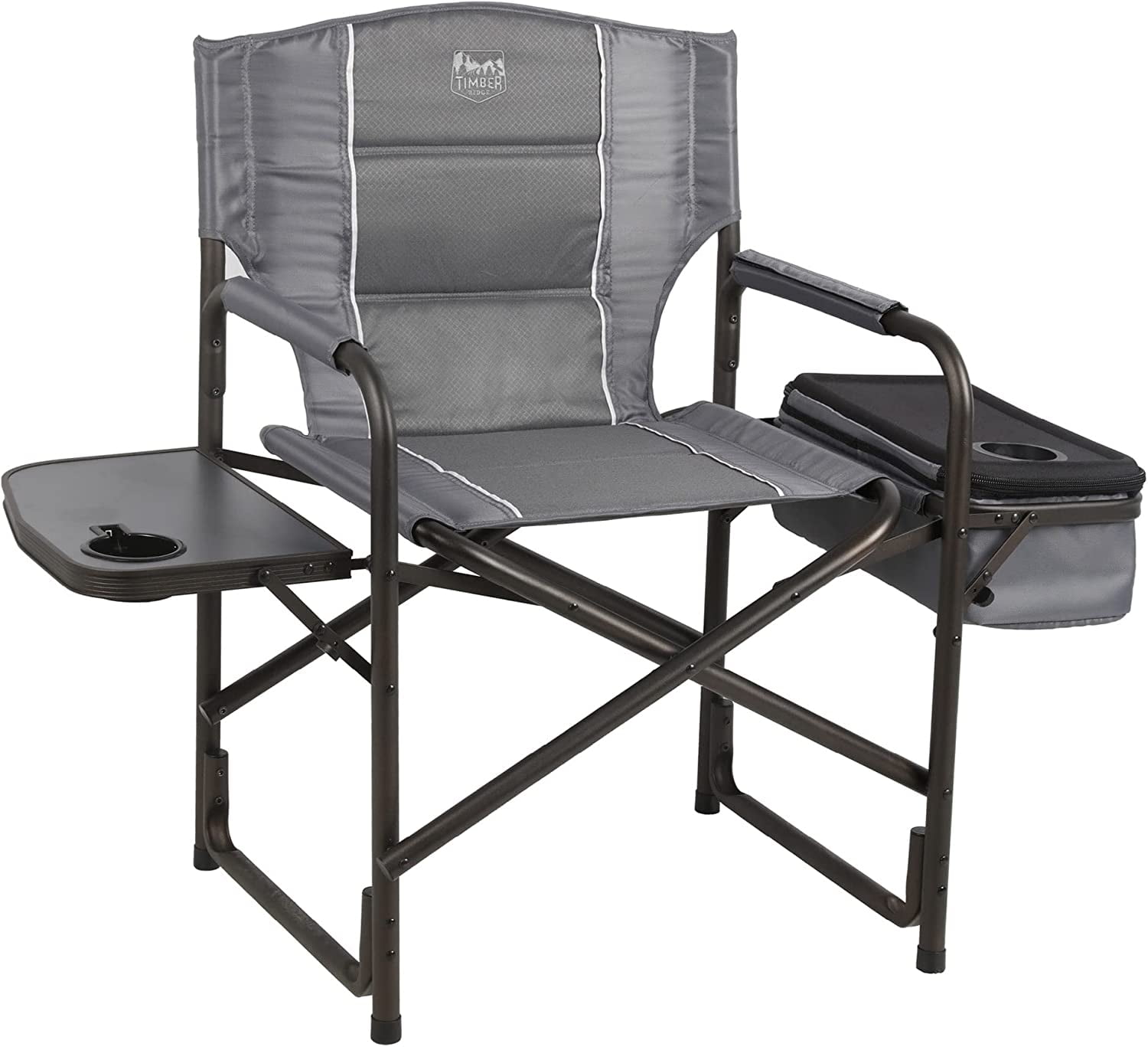 Camo World Famous Sports Q-DIR-Table-Cooler-CAMO Folding Directors Chair with Table & Cooler 