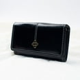 thumbnail image 4 of Cartera de mano larga para mujer Cartera de cuero encerado con aceite estilo vintage europeo y americano Cartera para múltiples tarjetas para mujer, 4 of 6