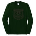 thumbnail image 2 of Burt Macklin Parks and Recreation Pop Male Long Sleeve Shirt, Forest Green, Large, 2 of 3