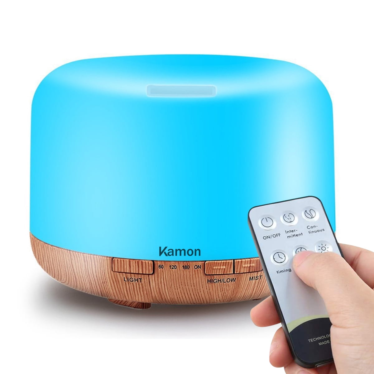 500ML USB Essential Oil Aroma Diffuser 7 LED Ultrasonic Humidifier Air Purifier 
