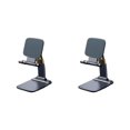 thumbnail image 3 of Sidaley Soporte para tableta, almohadilla de silicona ergonómica plegable, soporte antideslizante para teléfono móvil, accesorios de soporte Negro 2piezas, 3 of 6