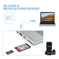thumbnail image 5 of USB C Hub, EQUIPD Aluminum 5 in 1 USB Type C to 4K HDMI Multiport Adapter, Thunderbolt 3, USB 3.0 Port, SD/Micro SD Card Reader USB C Hub for MacBook Pro/Air/M1 (Gray), 5 of 9