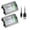2 Batteries, variant on Kastar 1-Pack EN-EL18H Type-C Battery Pack, Compatible with Nikon EN-EL18 EN-EL18a EN-EL18b EN-EL18c EN-EL18d for D4 D4S D5 D6 Z9 Cameras
