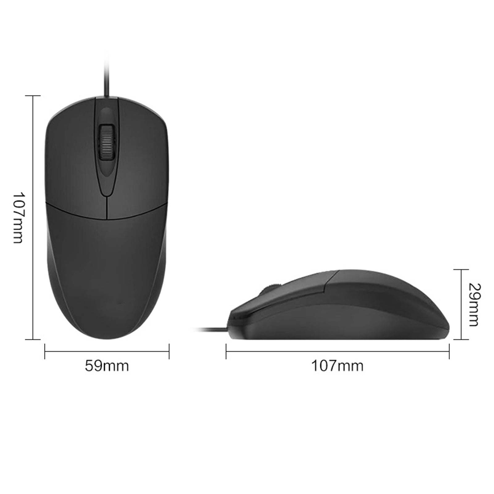Mice Shulemin Ms121 Mouse Sensitive Anti-Fall and Durable Unique ...