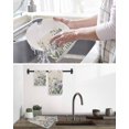 thumbnail image 5 of Spring Flowers Kitchen Dish Towels for Drying Dishes Set of 4, Vintage Floral Leaves Birds Farmhouse Plaid Waffle Weave Microfiber Hand Tea Bathroom Towels Quick Dry & Absorbent Towel 15.7x23.6, 5 of 7