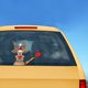 thumbnail image 4 of Scienceny Etiqueta engomada del limpiaparabrisas de la ventana trasera del coche de Papá Noel estilo de coche de Navidad divertido brazo que agita las Automoción decorativa y accesorios No.15 Scienceny VI1434-15B, 4 of 6
