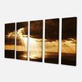 thumbnail image 2 of Dramatic Sunset with Sunrays - Landscape Canvas Art Print, 2 of 3