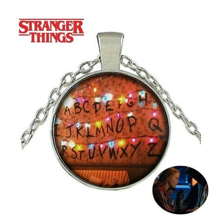 Abc Jewelry Stranger Things Necklace Pendant - ABCs Bubble - TV Series Show Cosplay Jewelry by Superheroes ()