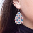 thumbnail image 3 of Pendientes navideños de piel sintética,Pendientes colgantes navideños, 3 of 5
