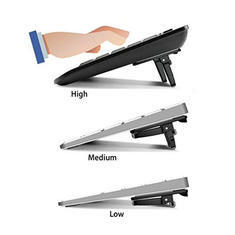 ESC Flip Computer Keyboard Stand For Desktop Tilted Keyboard Riser and Laptop Stand with 3 Adjustable Angles for Ergonomic Typing Keyboard
