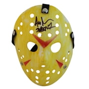 Ari Lehman Friday The 13th "Jason 1" Signed Yellow Jason Mask BAS Witnessed