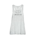 thumbnail image 1 of 1-800-His-Loss Women's Fashion Sleeveless Flowy Racerback Tank Top Sport Grey Small, 1 of 5
