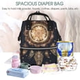 thumbnail image 5 of Fuzoiu Dreamcatcher With Mandala Print Diaper Bag Backpack,Baby Essentials Travel Tote,Multi function Waterproof Diaper Bag, Travel Essentials Baby Bag - Unisex, 5 of 6