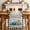 Off-white, variant on Pink Plaid Easter Table Runner - 70 Inch Long Blue Truck Spring Floral Bunny Wooden Cotton and Linen Blended Dress Scarves Farmhouse Table Runner for Kitchen Dining, Coffee Table, 13" x 70"