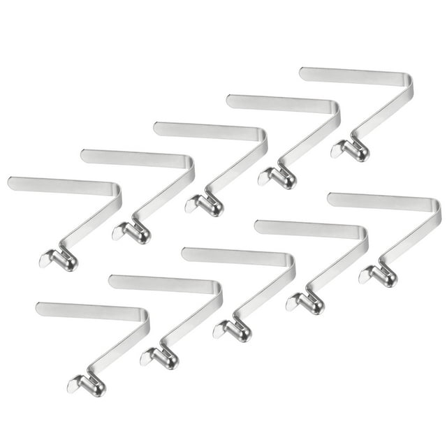 Unique Bargains 8x5mm Kayak Paddle Snaps, Hollow Button Single Pin Lock Tube Spring Clips for Tent Pole, 10 Pack