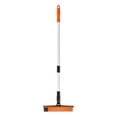 thumbnail image 2 of RKSTN portable broom 2 In 1 Scalable Cleaning Floor Scrub Brush Floor Brush With Handle Grout Brush Scrape V-Shape Stiff Bristle Cleaning Brush With Squeegee 180° Rotating, 2 of 7