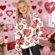 thumbnail image 3 of TaTaai Valentine's Day Printed Hoodie, Youth Long Sleeve Pullover, Pocket Casual Sweatshirt, Holiday Gift Apparel Gift, 3 of 9