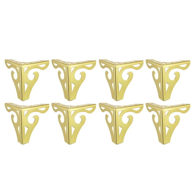 2x Patas de Muebles 4pcs Patas de Muebles de Metal Reemplazo de Bricolaje para Sofá de pequeña sala
