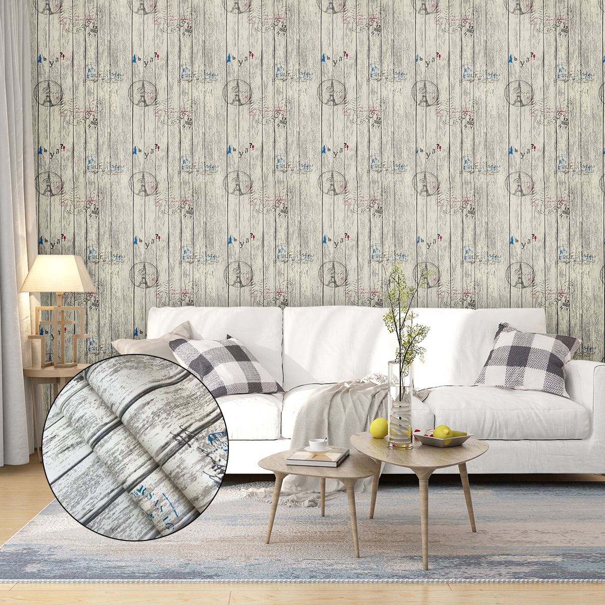 PVC Self Adhesive Home DIY Wallpaper Wall Paper for wall decor furnitu —  Buildmate