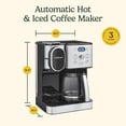 thumbnail image 3 of Cuisinart Coffee Center Cafetera 2 en 1, Acero Inoxidable, SS-16, Nueva, 3 of 5