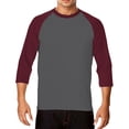 thumbnail image 2 of XIYON Men's T-Shirts Casual Color Block Crew Neck T Shirts Soft Comfortable Daily Wear Basic Tee For Relaxation And Outings Soft Fashion, 2 of 3