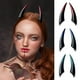 thumbnail image 4 of Horquillas para el pelo con forma de cuerno de diablo de estilo gótico oscuro, con borde de horquilla, para disfraz de Halloween, accesorios para el cabello con forma de cuerno de diablo de dibujos an, 4 of 6