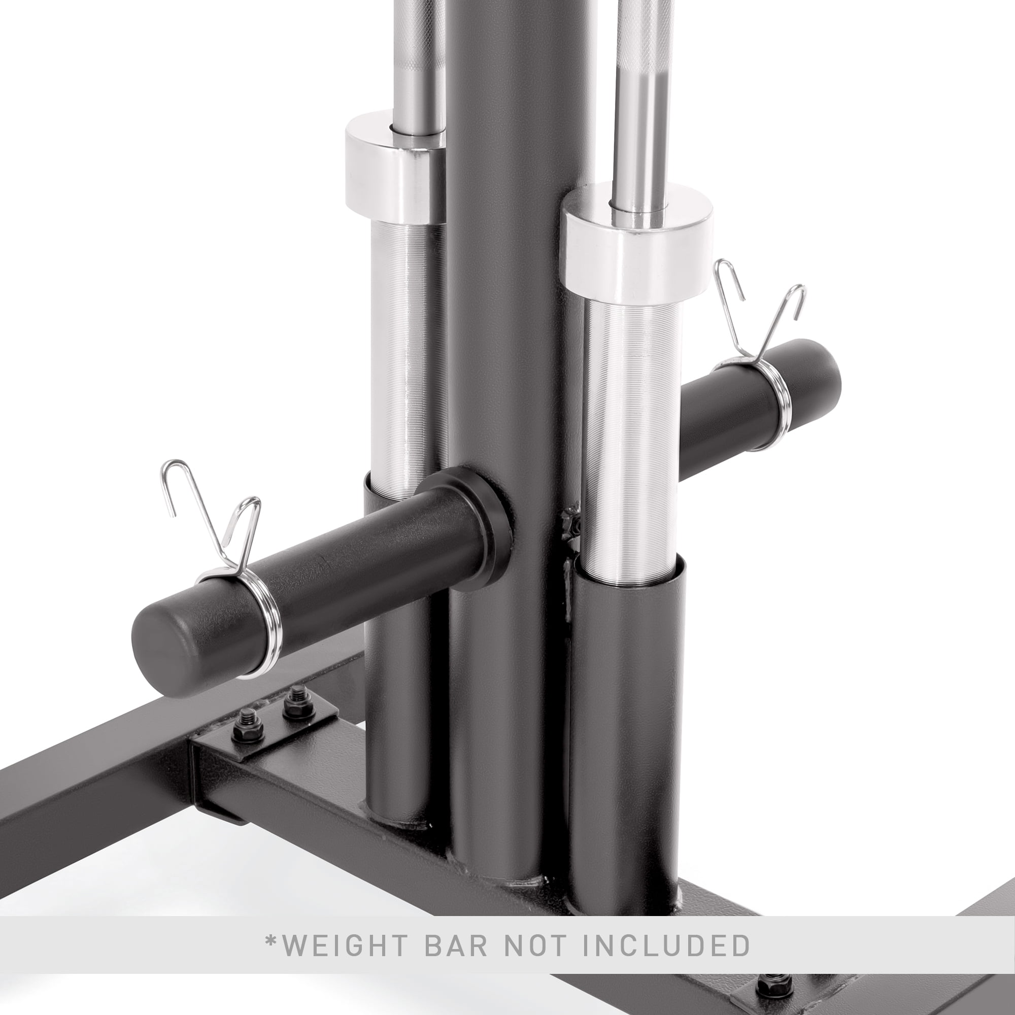 Marcy 6 Peg Olympic Weight Plate Tree and Vertical Bar Holder w