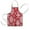 Red Christmas Snowflake, variant on Red Christmas Snowflake Pattern Kids Aprons for Girls and Boys,Adjustable Neck Strap Toddler Aprons for Kids Cooking Baking