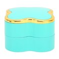thumbnail image 2 of Octpeak Ring Gift Box,Ring Box,Four Leaf Clover Shaped Ring Box Portable Jewelry Storage Display Case with Light, 2 of 8