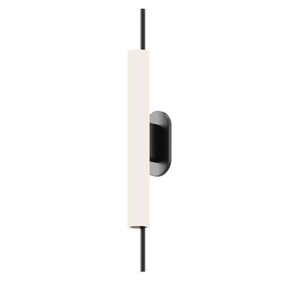 Sonneman 3842.25 Piccolo Encore 1 Light 2" Wide Integrated Led Bath Bar - Black