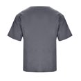 thumbnail image 3 of Men's T Shirts Soft Fabric Athletic Running Gym Workout Short Sleeve Tee Shirts Modern Fit Outdoor Sport Summer Washed T-Shirts,Grey,XXL, 3 of 3