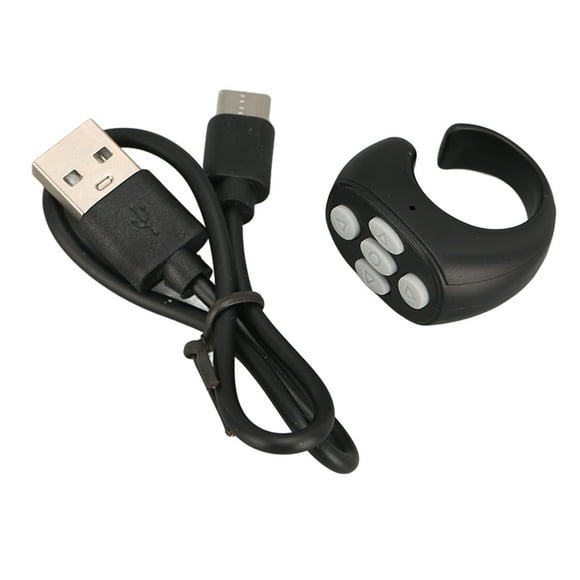 Controlador de Anillo Inteligente, Volteador de Páginas Con Control Remoto 5.3 para Libros Electrónicos, Desgaste, Material ABS Liviano, Artesanía Exquisita