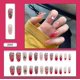thumbnail image 1 of 24 Uds Falme rojo YONGSHENG parche de manicura de moda largas uñas postizas, 1 of 4