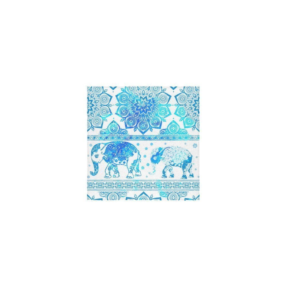 ZKGK Elephant Animal Pattern Washcloth Bath Towel Bathroom Towel 13'x13'