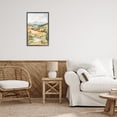 thumbnail image 3 of Stupell Industries Scandinavian Watercolor Hills & Tranquil Valley Black Framed Giclee Art, 12 x 18, by Petals Prints Design, 3 of 8