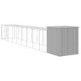 thumbnail image 3 of vidaXL Cage à Poules avec Rangée Gris Clair 165x1067x181 cm Acier Galvanisé, 3 of 5