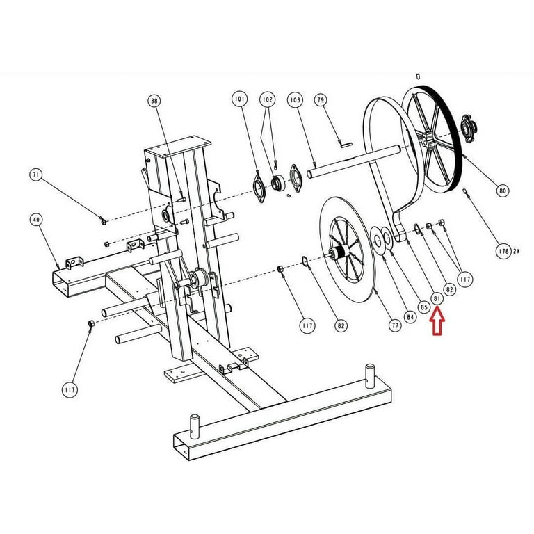 Precor d d Main Pulley Drive Belt 53
