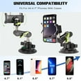 thumbnail image 3 of Universal Ball Head Arm Car Phone Mount, 360 Rotating Ball Joint for Adjustable Viewing Angles, Compatible with Most Smartphones and Case Models, 3 of 6