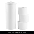 thumbnail image 4 of Portarrollos de Papel higiénico de pie, Contenedor de Papel higiénico, Blanco, Set of 1, 1, 4 of 4