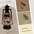 thumbnail image 3 of Rustic Moose Silhouette Lantern Table Lamp – Plug-in Farmhouse Decor Light for Bedroom, Living Room, or Cabin – Western Lodge Style Accent – Vintage Holiday or Housewarming Gift Idea, 3 of 10