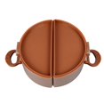 thumbnail image 3 of Bento Box Lunch Box 2 Layers Containers Portable Bento Lunch Box Reusable Leakproof Food Container for School Work Camping Bear Coffee Color, 3 of 4