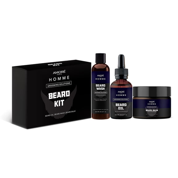 Ultimate Beard Care and Grooming Kit (3-Piece)-OLDSKU