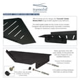 thumbnail image 4 of Transolid K-J20-SSC-MB Shower Shelf Kit 20-in Jocelyn Grab Bar Shelf and 2 Corner shelves, Matte Black, 4 of 5