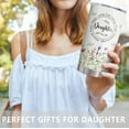 thumbnail image 5 of Daughter Gifts from Mom Dad, Daughter Birthday Gift Tumbler 20oz, Christmas Birthday Gifts for Daughter Coffee Mug, Gift for Daughter Cup, Daughter Gift Ideas from Mom, Dad to Daughter Gifts, 5 of 6