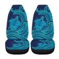 thumbnail image 4 of Binienty Blue Sea Turtle Car Seat Cover Non-Slip Auto Front Seat Covers Breathable Thin Automobile Seats Protectors Car Accessories for Vehicle Cars Sedan Truck SUV Van, 4 of 8