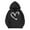 Black, variant on Mercatoo Youth Girls Prepp1 Hoodies Oversized Cute Heart Graphic Pullover Valentines Day Sweatshirt Kids Trendy Long Sleeve Shirt