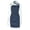 black, variant on Women's Halter Slash Neck Sleeveless Pleated Mini Dress, Hips Wrapped, Solid Color, Sexy