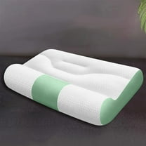 sruoe Neck Pillow, Neck Pillow for Neck Pains Clearance, Cervical Pillow for Sleeping, Side and Back Flat Sleeper, Standard Cervical Core Pillow for Adults, Household, Bedroom