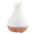 thumbnail image 3 of Humidificador de aire de grano de madera de 400ml, difusor de aceites esenciales aromáticos con 7 luces cambiantes de color para oficina, hogar, 100-240V, 3 of 13