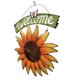 thumbnail image 3 of Inicio Hotel Señal de puerta Porche Colgante de pared Placa de bienvenida Girasol Hierro Decoración colgante Adorno de puerta Advancent HA8885-00B, 3 of 6